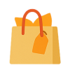 Gift bag with tag and tissue